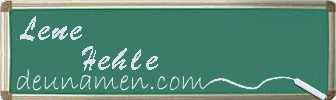 Lene Hehle Visitenkarte